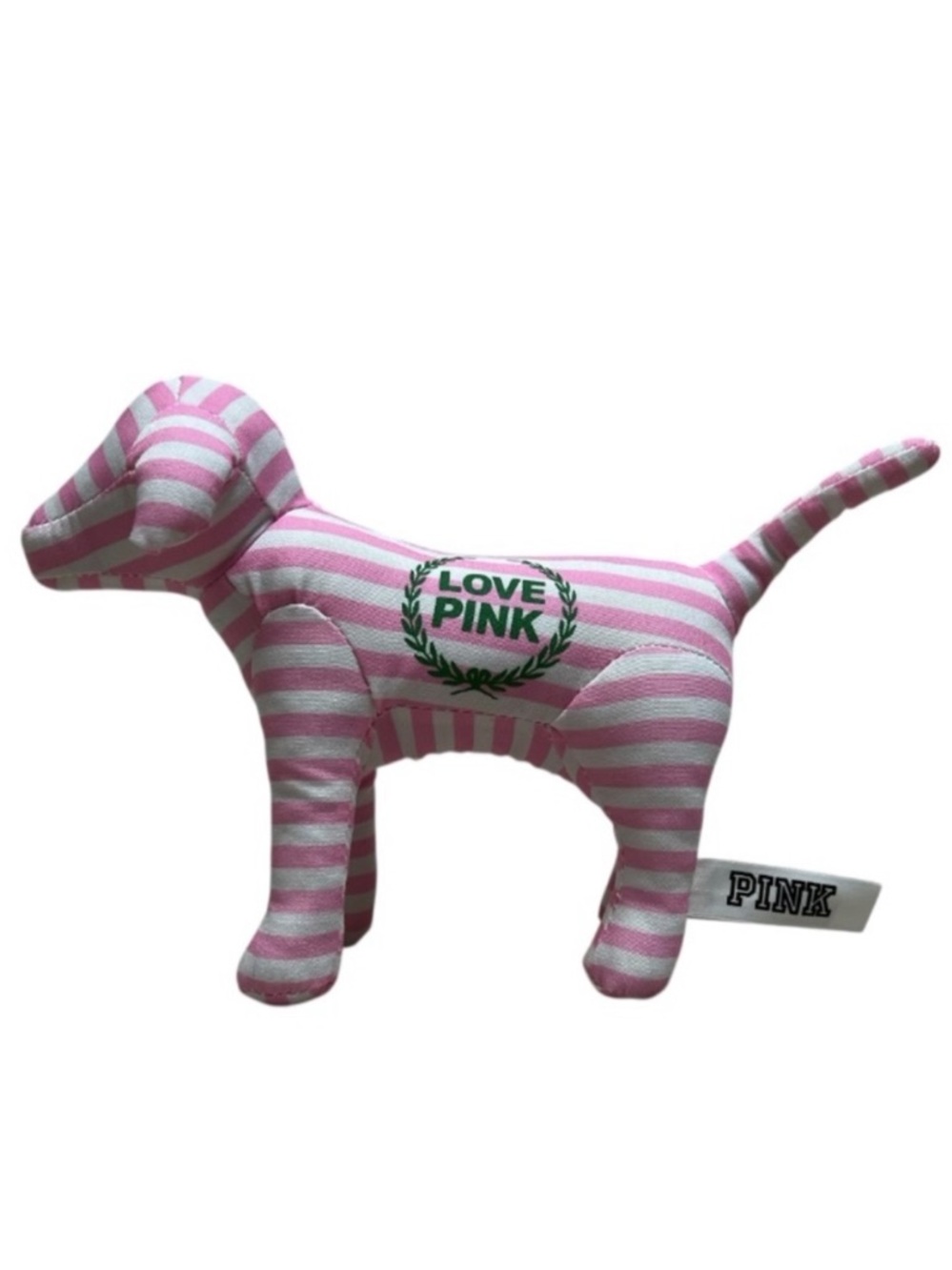 Victorias Secret Pink Striped Dog